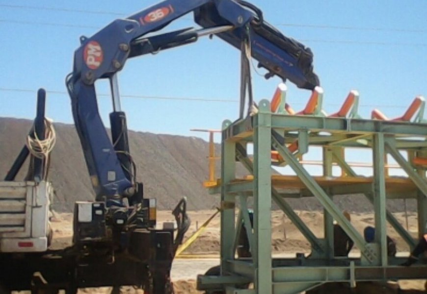 Ensamblaje de faja transportadora en Marcona